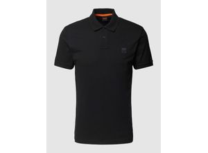 4063541296017 - Slim Fit Poloshirt mit kurzer Knopfleiste