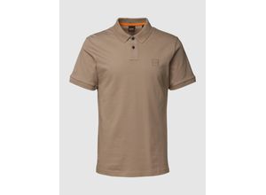 4063541297472 - Slim Fit Poloshirt in unifarbenem Design