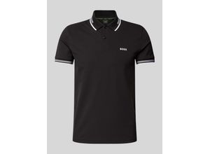 4063541312199 - Slim Fit Poloshirt mit Label-Print Modell Paul