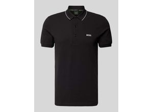 4063541317231 - Regular Fit Poloshirt mit Label-Stitching Modell Paule