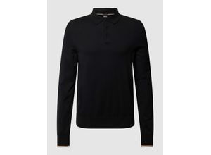 4063541390531 - Regular Fit Poloshirt in langärmeligem Design Modell Gemello