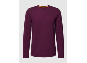 4063541411045 - Pullover mit Label-Detail