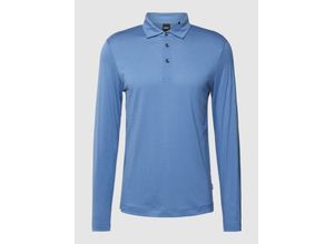 4063541546563 - Regular Fit Poloshirt in langärmeligem Design Modell Pleins