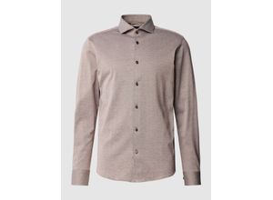 4063541549281 - Slim Fit Business-Hemd mit Allover-Muster Modell Hal