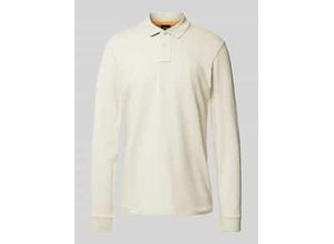 4063541885211 - Slim Fit Poloshirt mit Label-Badge Modell Passerby