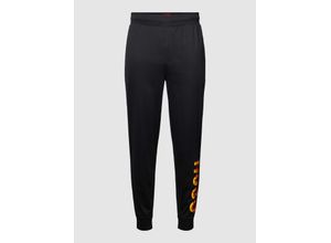 4063541902789 - Sweatpants mit Label-Motiv-Stitching Modell Flames