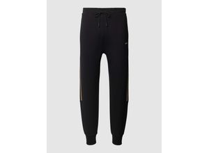 4063541925481 - Tapered Fit Sweatpants mit Label-Detail Modell Hadikonos