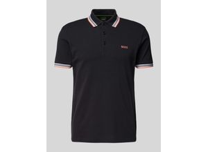 4063541942853 - Regular Fit Poloshirt mit Label-Stitching Modell PADDY