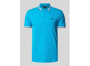 4063541943652 - Regular Fit Poloshirt mit Label-Stitching Modell PADDY