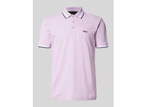 4063541943959 - Regular Fit Poloshirt mit Label-Stitching Modell PADDY