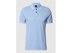 4063541962714 - Slim Fit Poloshirt mit Label-Detail Modell Prime