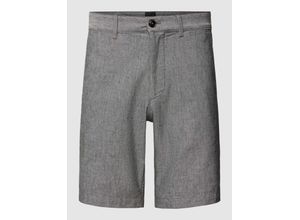 4063542010537 - Slim Fit Bermudas mit Strukturmuster 4063542010537 - Slim Fit Bermudas mit Strukturmuster