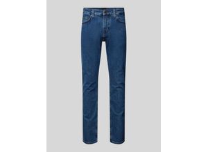 4063542021267 - Slim Fit Jeans mit Label-Applikation Modell Delaware