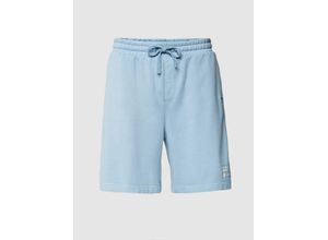 4063542047755 - Regular Fit Sweatshorts mit Label-Stitching 4063542047755 - Regular Fit Sweatshorts mit Label-Stitching