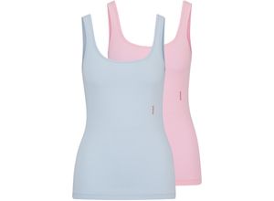 4063542058515 - Twin Unterhemd 2er-Pack U-Ausschnitt für Damen blau M