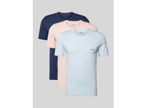 4063542104106 - Regular Fit T-Shirt mit Label-Print im 3er-Pack