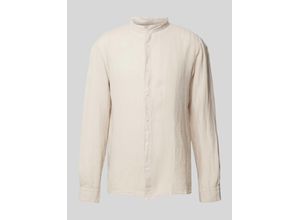 4063542123572 - Slim Fit Leinenhemd mit Stehkragen Modell Elvory