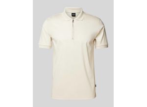 4063542348180 - Slim Fit Poloshirt mit Label-Detail Modell Polston