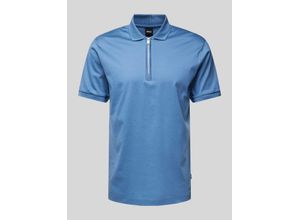 4063542348388 - Slim Fit Poloshirt mit Label-Detail Modell Polston