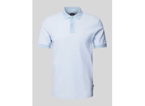 4063542357205 - Slim Fit Poloshirt mit Strukturmuster Modell Phillipson