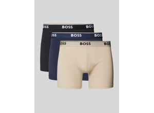 4063542420046 - BOSS Power Pants 3er-Pack Logo-Bund für Herren beige L