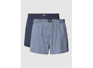 4063542434142 - Boxershorts mit Logo-Patch im 2er-Pack