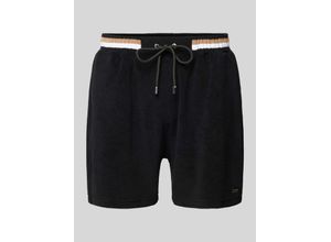 4063542437112 - Shorts mit elastischem Label-Bund