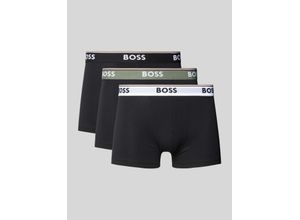 4063542564818 - BOSS Eosp Pants kurz 3er-Pack Logo-Bund für Herren schwarz M