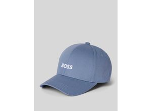 4063542714732 - BOSS Basecap Baumwolle Logo-Stickerei für Herren blau OneSize