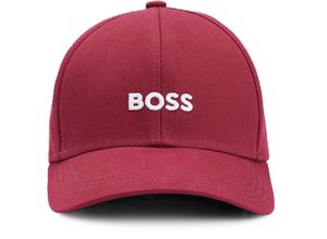 4063542714749 - BOSS Basecap Baumwolle Logo-Stickerei für Herren rot OneSize