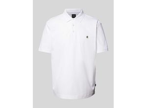 4063542770905 - Slim Fit Poloshirt mit Label-Patch Modell Parris