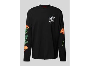 4063542781857 - Sweatshirt mit gerippten Abschlüssen Modell Diflowerlo