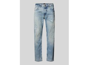 4063542808554 - Slim Fit Jeans mit Label-Detail Modell Troy