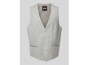 4063542835543 - Anzugweste aus Schurwolle mit Paspeltaschen Modell Huge