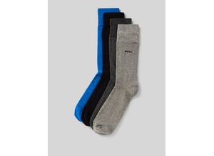 4063542889812 - Socken mit Label-Stitching im 4er-Pack