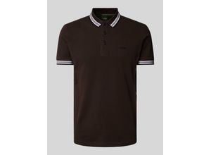 4063543050839 - Regular Fit Poloshirt mit Label-Stitching Modell PADDY