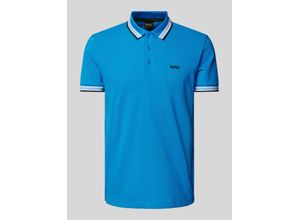 4063543051331 - Regular Fit Poloshirt mit Label-Stitching Modell PADDY