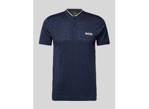 4063543093881 - Slim Fit Poloshirt mit Label-Print Modell Pariq