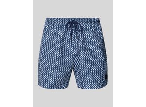 4063543104990 - Regular Fit Badeshorts mit Label-Badge Modell Vibe