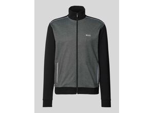 4063543106598 - BOSS LW Tracksuit Loungewear-Oberteil Stehkragen für Herren schwarz XL