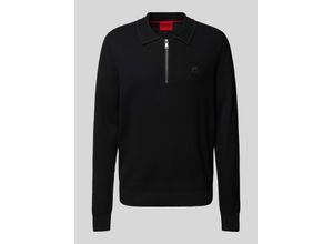 4063543327818 - Regular Fit Poloshirt mit Strukturmuster Modell Sastoon