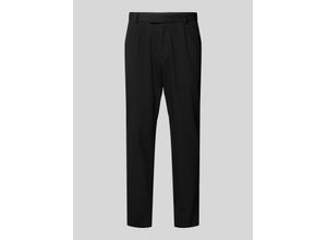 4063543495531 - Tapered Fit Bundfaltenhose mit Gürtelschlaufen Modell Pepe