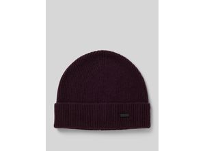 4063543695719 - Beanie mit Label-Detail Modell Xamiro