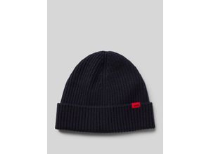 4063543695900 - Beanie aus Schurwolle mit Label-Patch Modell Xola