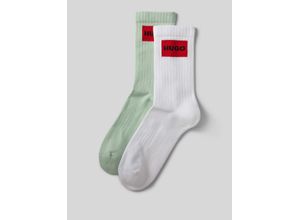 4063543793354 - Socken mit Label-Stitching im 2er-Pack