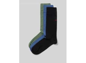 4063544065221 - Socken mit Label-Print im 3er-Pack