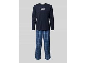 4063544068062 - Pyjama mit Label-Print Modell Easy Long