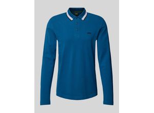 4063544142960 - Regular Fit Poloshirt mit Label-Stitching