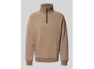 4063544280112 - Sweatshirt mit Troyer-Kragen Modell Saggel