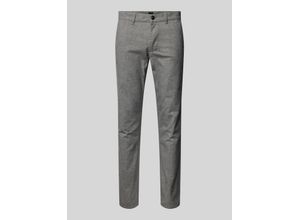 4063544298537 - Slim Fit Chino in Melange-Optik